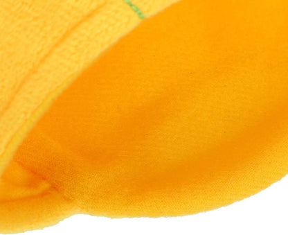 Small Animal Cozy Bed, Cotton Pet Hammock with Thickened Bottom Fixed Hooks for Golden Hamsters Guinea Pigs (Yellow)