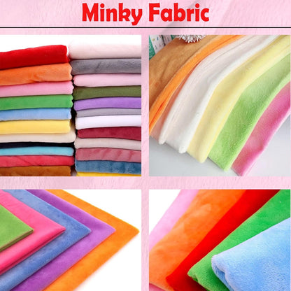 Minky Fabric | Plush, Super Soft, Cuddle | Solid Minky | by The Yard | 60" Wide | Baby Blanket, Change Station Cover, Pillow, Scarf, Beanie (Yellow, 1 Yard)