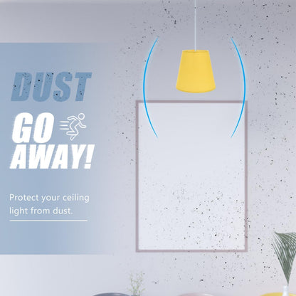 Yellow Fabric Lamp Shade Decorative Light Cover for Home Ceiling Light Décoration
