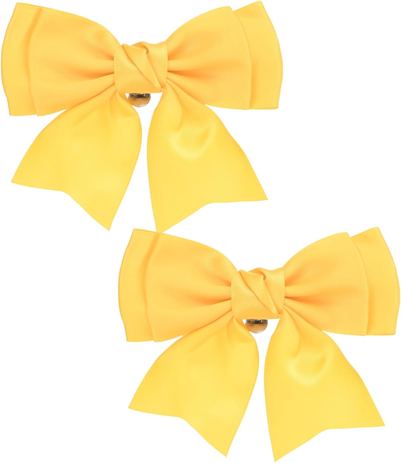 2-Pack Bow Shoe Clips, Satin Elegant Detachable Shoe Buckle Cute Bowknot Shoes Clip Removable for Women/DIY Decor/Wedding