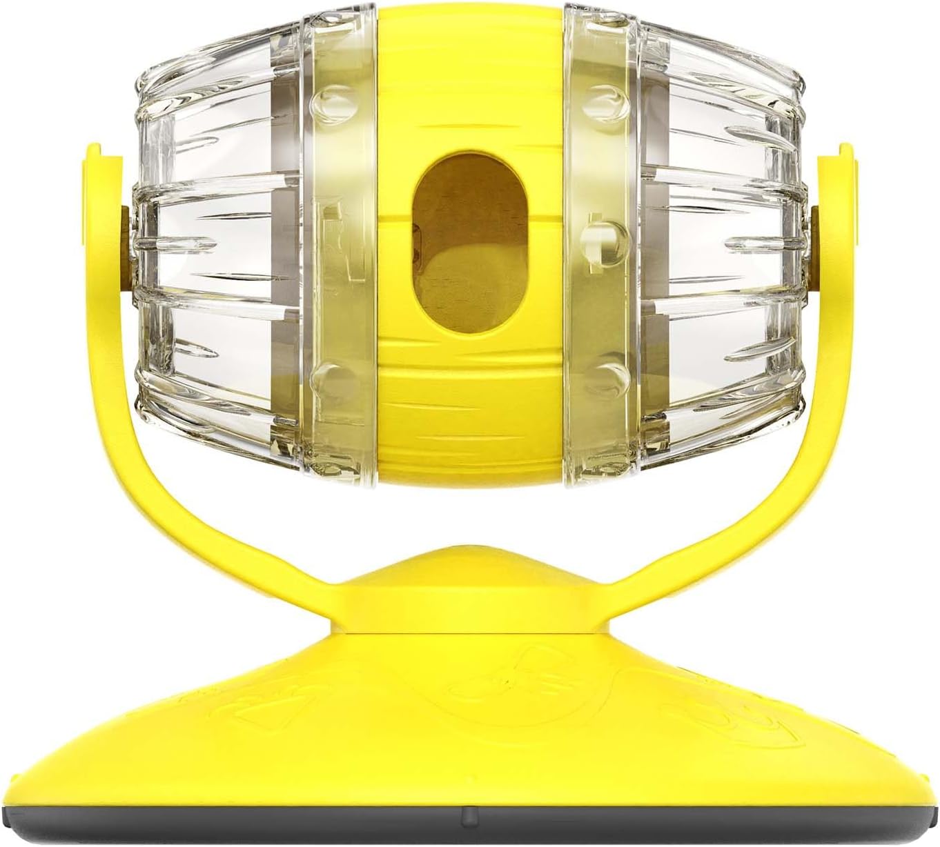 Cat Slow Feeder Toy, Interactive Cat Toy, cat treat dispenser toy(Yellow) | Beer Barrel Cat Toy for Indoor Cats and Small Dogs, Enrichment Toy for IQ Training, Mental Stimulation, Relieve Boredom
