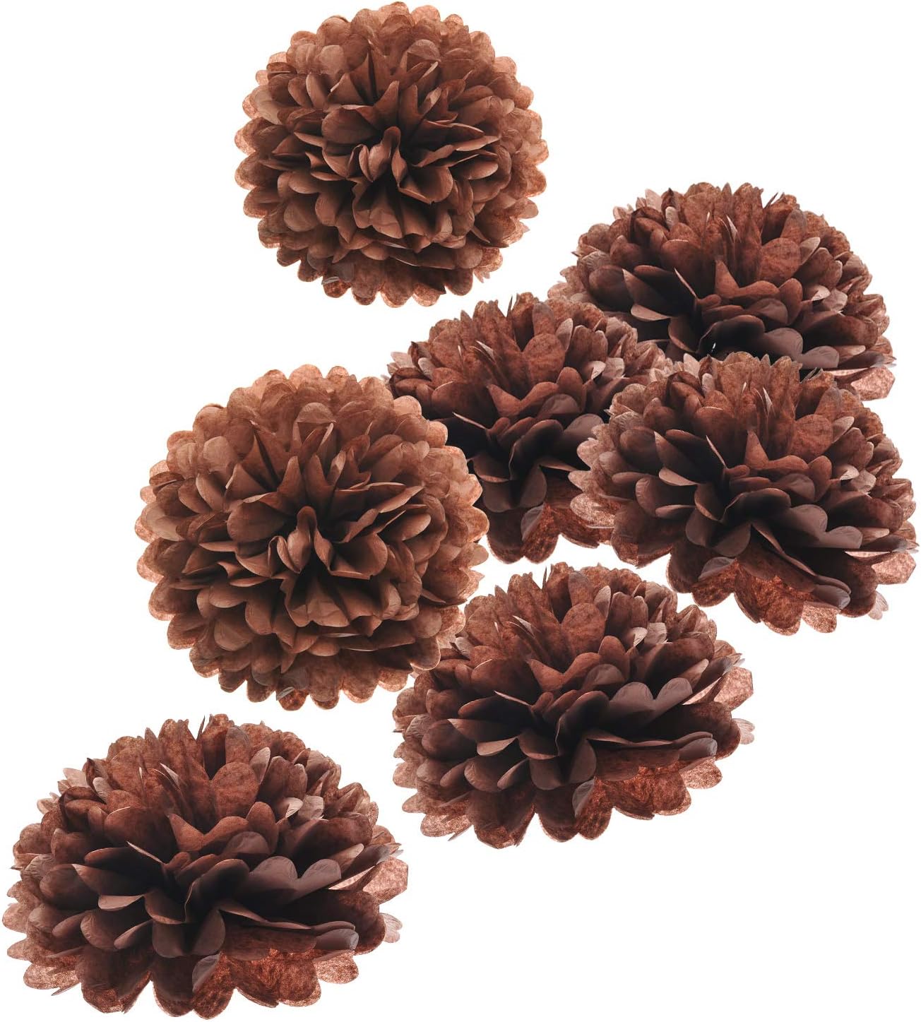Sunflowers Party Decorations Yellow Tissue Pom Poms Paper Flowers for Classroom Baby Shower Wedding Birthday Party Backdrop Home Decoration, 10 Inch, Pack of 18