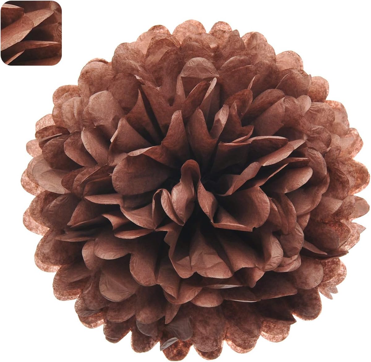 Sunflowers Party Decorations Yellow Tissue Pom Poms Paper Flowers for Classroom Baby Shower Wedding Birthday Party Backdrop Home Decoration, 10 Inch, Pack of 18
