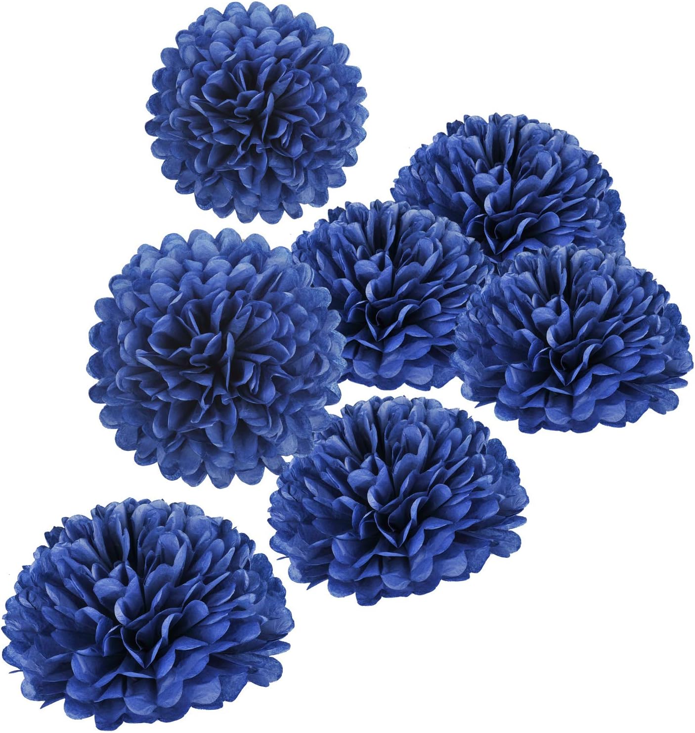 Sunflowers Party Decorations Yellow Tissue Pom Poms Paper Flowers for Classroom Baby Shower Wedding Birthday Party Backdrop Home Decoration, 10 Inch, Pack of 18