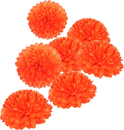 Sunflowers Party Decorations Yellow Tissue Pom Poms Paper Flowers for Classroom Baby Shower Wedding Birthday Party Backdrop Home Decoration, 10 Inch, Pack of 18