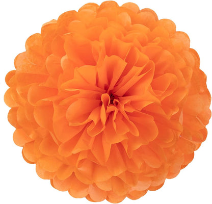 Sunflowers Party Decorations Yellow Tissue Pom Poms Paper Flowers for Classroom Baby Shower Wedding Birthday Party Backdrop Home Decoration, 10 Inch, Pack of 18