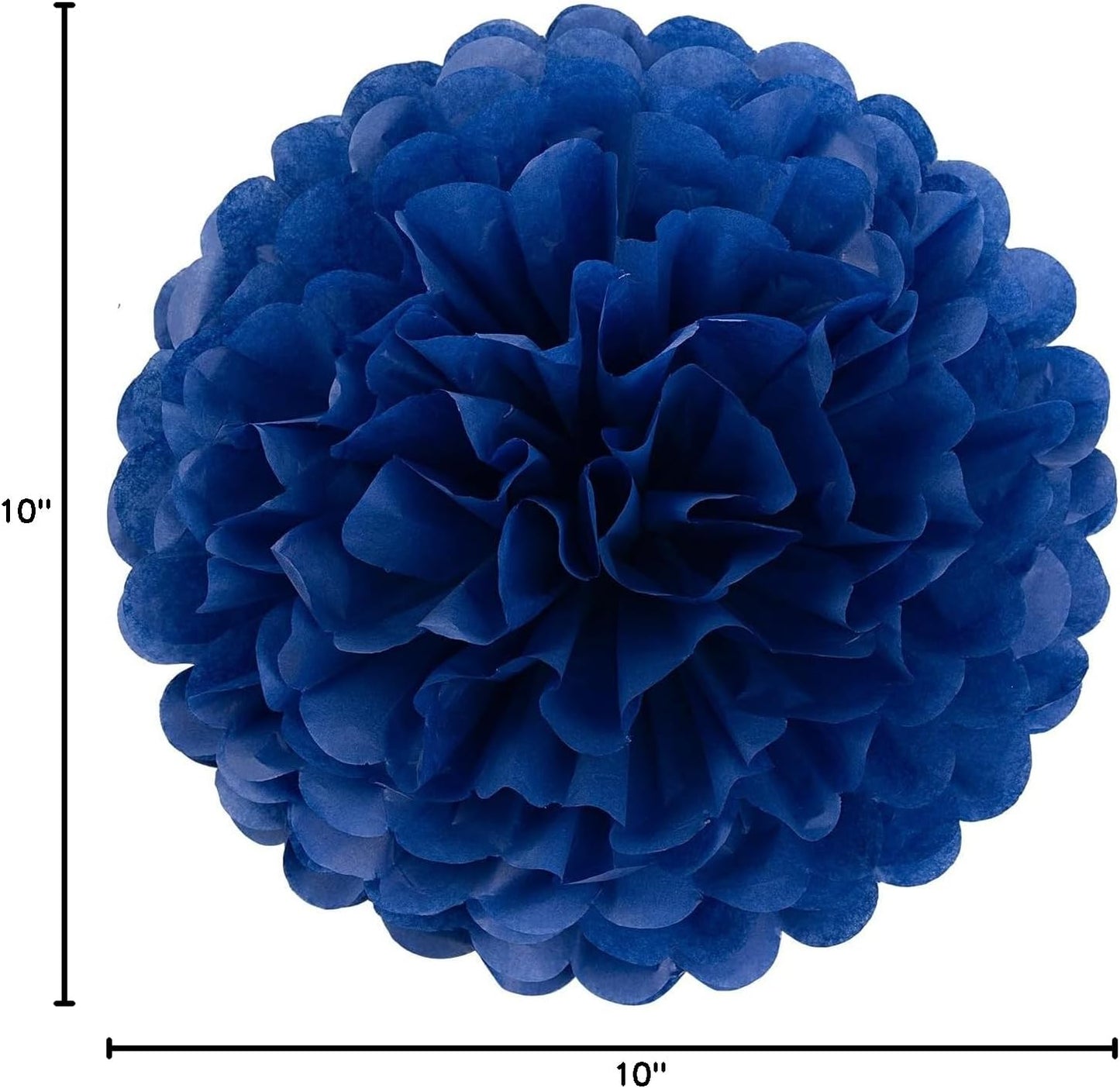 Sunflowers Party Decorations Yellow Tissue Pom Poms Paper Flowers for Classroom Baby Shower Wedding Birthday Party Backdrop Home Decoration, 10 Inch, Pack of 18