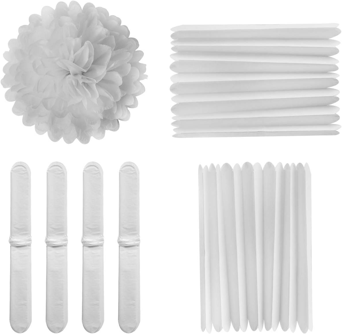 Sunflowers Party Decorations Yellow Tissue Pom Poms Paper Flowers for Classroom Baby Shower Wedding Birthday Party Backdrop Home Decoration, 10 Inch, Pack of 18