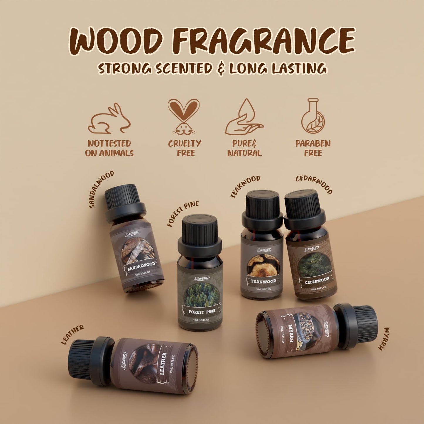 Citrus Essential Oils Set for Diffuser, Fragrance Oil | Sweet Orange, Bergamot, Lemon, Grapefruit, Mandarin Orange, Lime Scented Oil for Soap Making, Candle Making