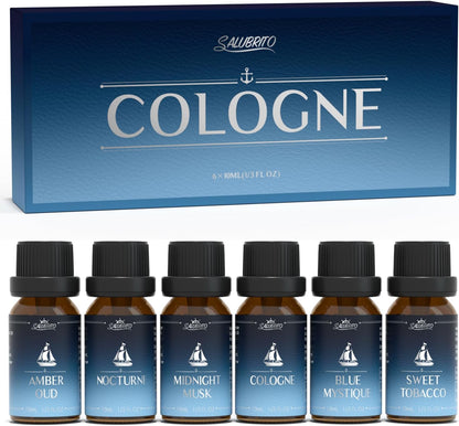 Citrus Essential Oils Set for Diffuser, Fragrance Oil | Sweet Orange, Bergamot, Lemon, Grapefruit, Mandarin Orange, Lime Scented Oil for Soap Making, Candle Making