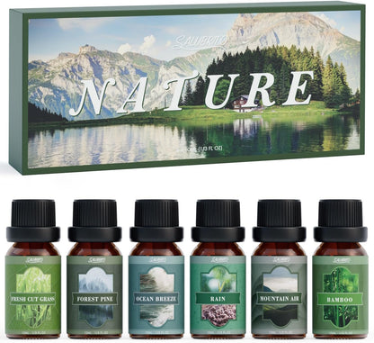 Citrus Essential Oils Set for Diffuser, Fragrance Oil | Sweet Orange, Bergamot, Lemon, Grapefruit, Mandarin Orange, Lime Scented Oil for Soap Making, Candle Making