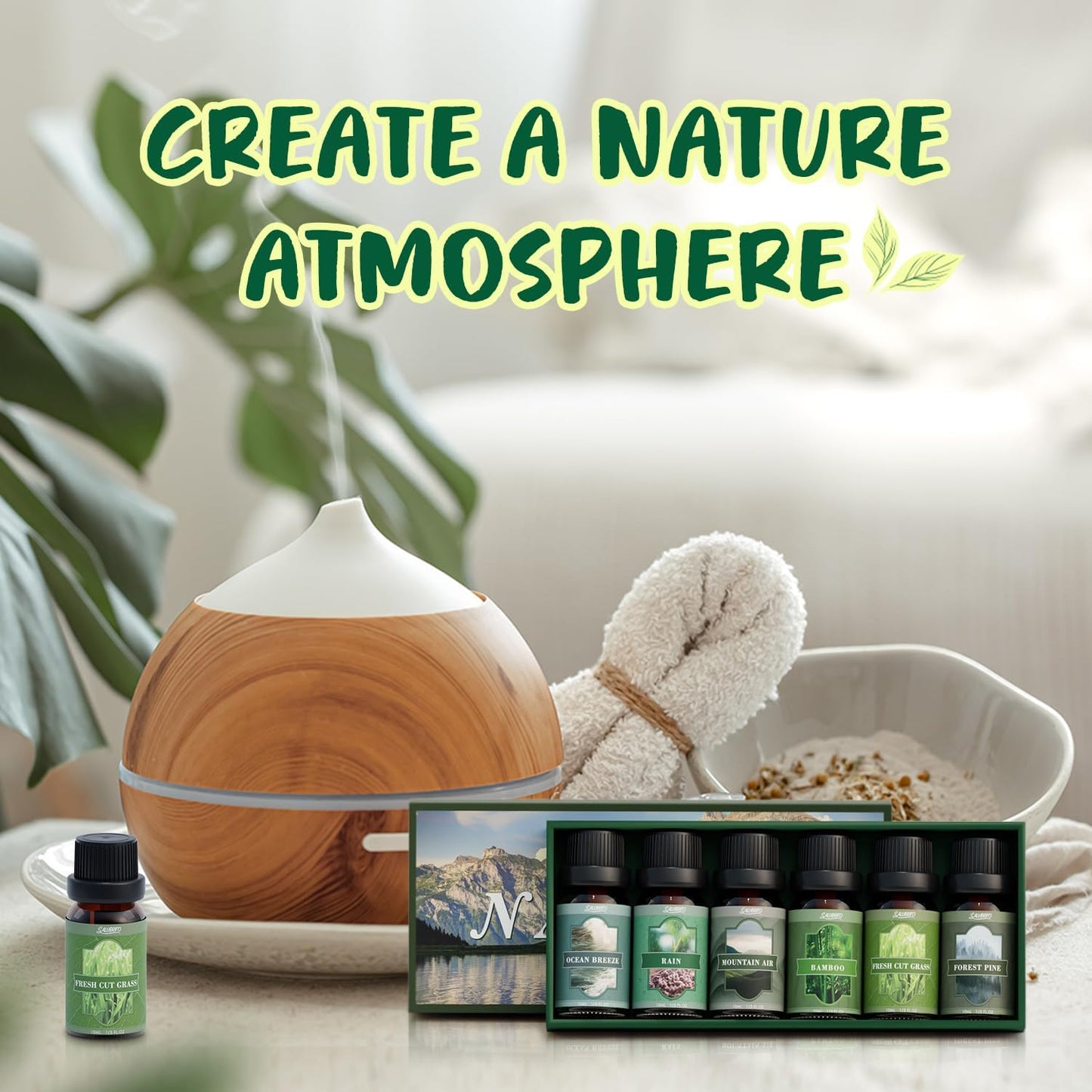 Citrus Essential Oils Set for Diffuser, Fragrance Oil | Sweet Orange, Bergamot, Lemon, Grapefruit, Mandarin Orange, Lime Scented Oil for Soap Making, Candle Making