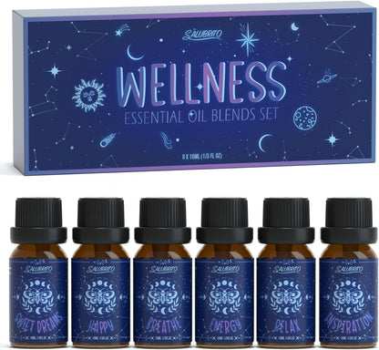 Citrus Essential Oils Set for Diffuser, Fragrance Oil | Sweet Orange, Bergamot, Lemon, Grapefruit, Mandarin Orange, Lime Scented Oil for Soap Making, Candle Making
