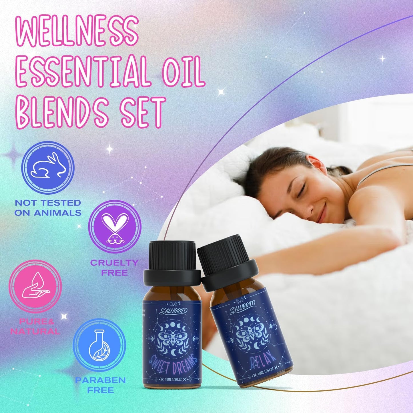 Citrus Essential Oils Set for Diffuser, Fragrance Oil | Sweet Orange, Bergamot, Lemon, Grapefruit, Mandarin Orange, Lime Scented Oil for Soap Making, Candle Making
