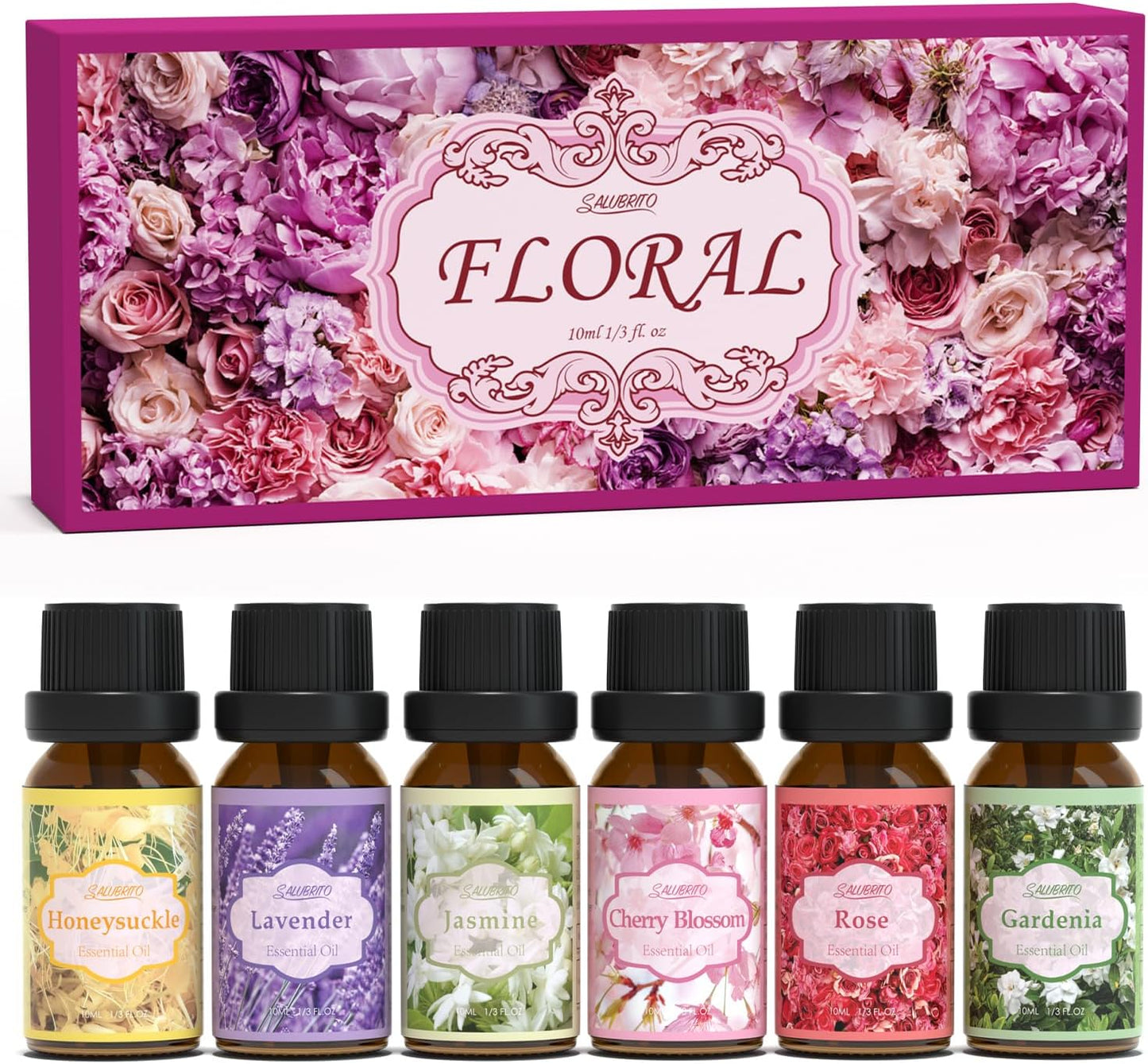 Citrus Essential Oils Set for Diffuser, Fragrance Oil | Sweet Orange, Bergamot, Lemon, Grapefruit, Mandarin Orange, Lime Scented Oil for Soap Making, Candle Making