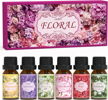 Citrus Essential Oils Set for Diffuser, Fragrance Oil | Sweet Orange, Bergamot, Lemon, Grapefruit, Mandarin Orange, Lime Scented Oil for Soap Making, Candle Making
