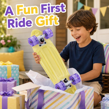 Complete Skateboards 22 Inches for Kids Boys Girls Beginners