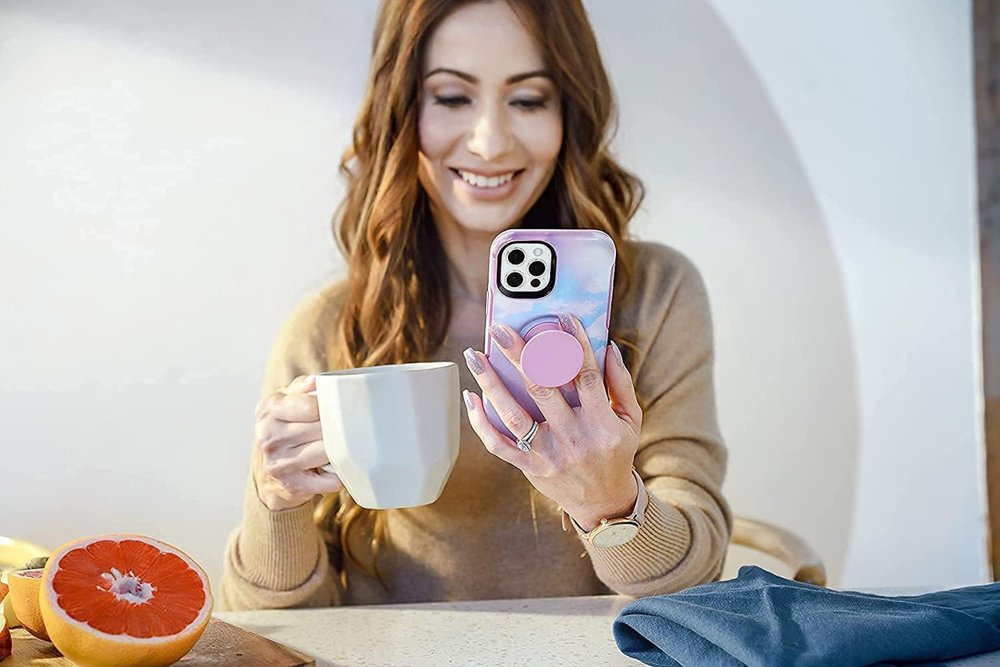 + Pop Symmetry Series Case for iPhone XR (NOT X/Xs/Xs Max) Non-Retail Packaging - Lilac Dusk