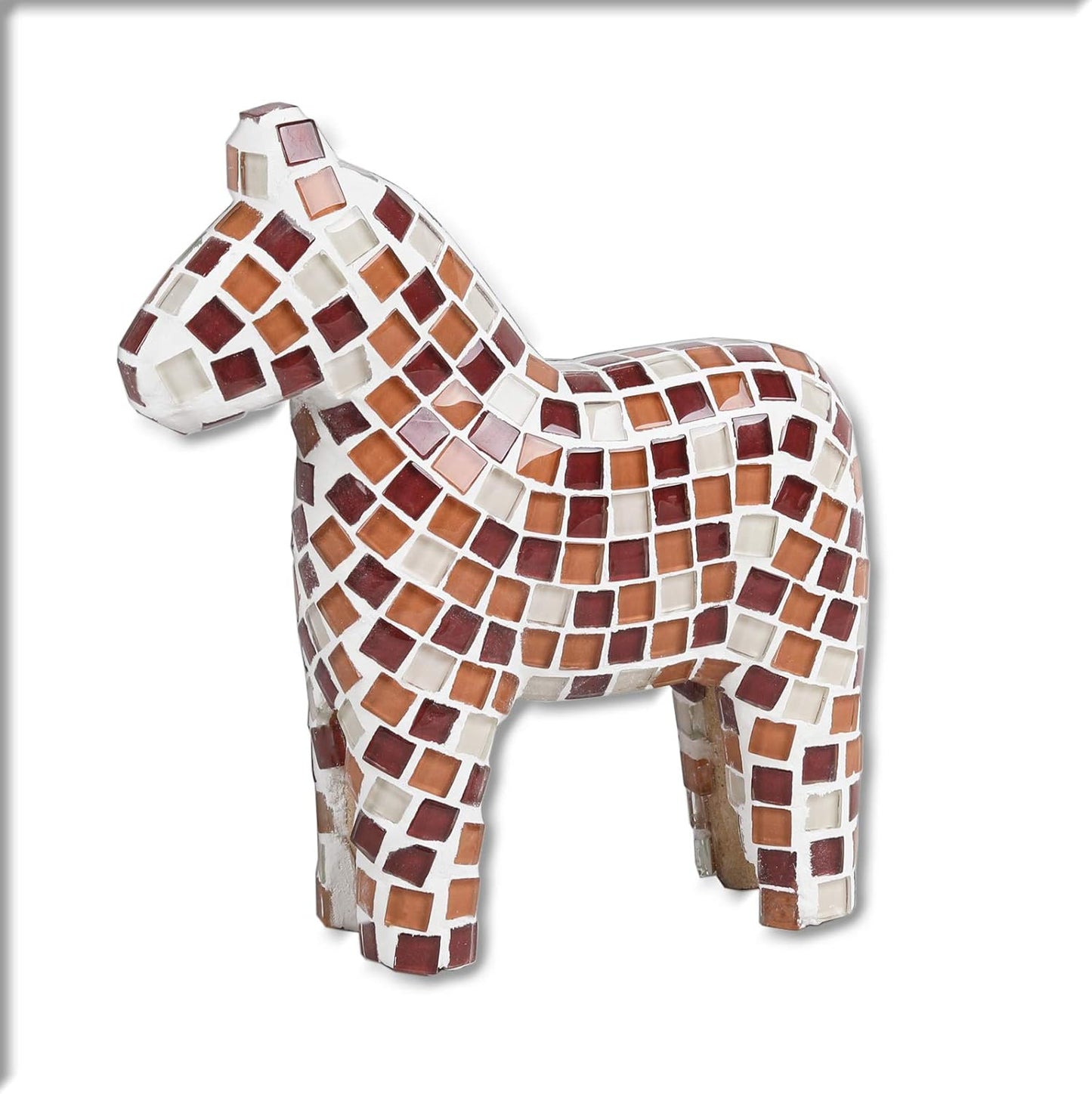 Mosaic Tiles 225 Pieces / 200 g Pack of Crystal Glass Mosaic Mosaic Tile Supplies for Home Decoration, DIY Crafts, Plates, Picture Frames, Flowerpots – 1x1 cm Square Tiles (Black)