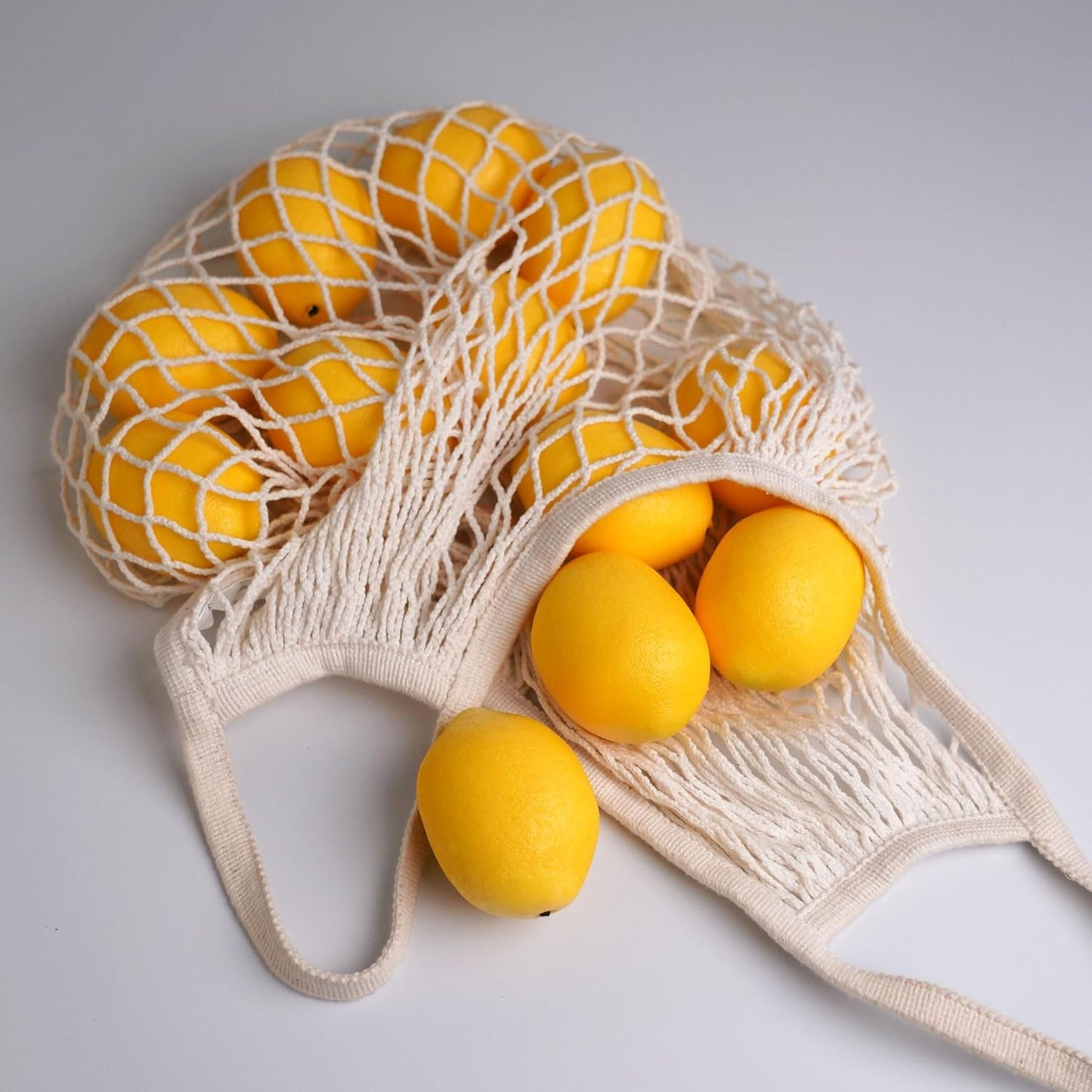 12 Pcs Fake Lemons - Realistic Artificial Lemons 3 x 2 inch Lifelike Yellow Lemons for Fruit Bowl Home Kitchen Decor Photo Props Table Decorations