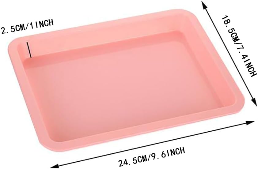 5 Pcs 9.8 x 7.4 x 1 inch Plastic Kitten Litter Boxes Small Bunny Litter Box Open Kitten Litter Box Pet Kitty Litter Pan Portable Small Cat Waste Tray for Indoor Cats