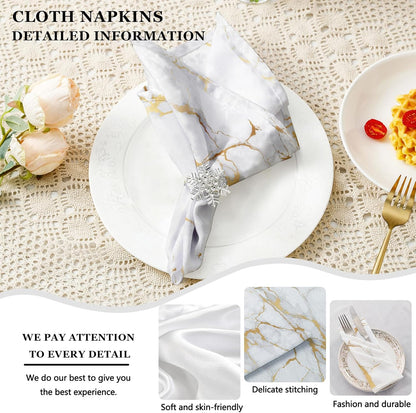 4 Each Yellow Placemats and Cloth Napkins Set of 8, Modern Abstract Art Painted Placemat for Home Kitchen Decor (Placemats 18 "x12 Cloth Napkins 18 "x18)