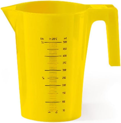 Multi Measuring Cube Cup for Cooking and Baking, Helps with Organization and Reduce Clutter, All in One Measuring Kitchen Device – Great Gift Yellow