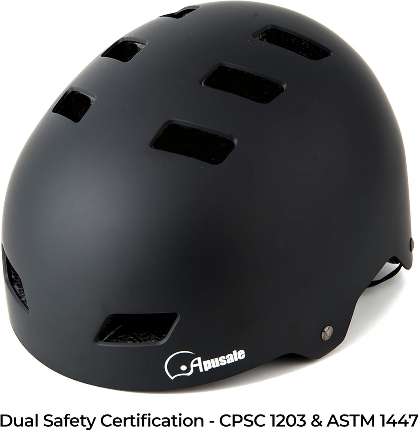 Bike Skateboard Helmet, 3 Sizes for Adult Youth Kids Women Men Boys Girls | Multi-Sport Certified Helmet for Scooter Bicycle Skate, Adjustable Lightweight Ventilated Helmet