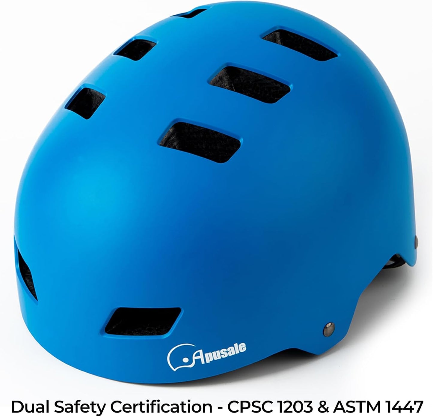 Bike Skateboard Helmet, 3 Sizes for Adult Youth Kids Women Men Boys Girls | Multi-Sport Certified Helmet for Scooter Bicycle Skate, Adjustable Lightweight Ventilated Helmet