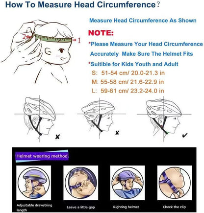 Bike Skateboard Helmet, 3 Sizes for Adult Youth Kids Women Men Boys Girls | Multi-Sport Certified Helmet for Scooter Bicycle Skate, Adjustable Lightweight Ventilated Helmet