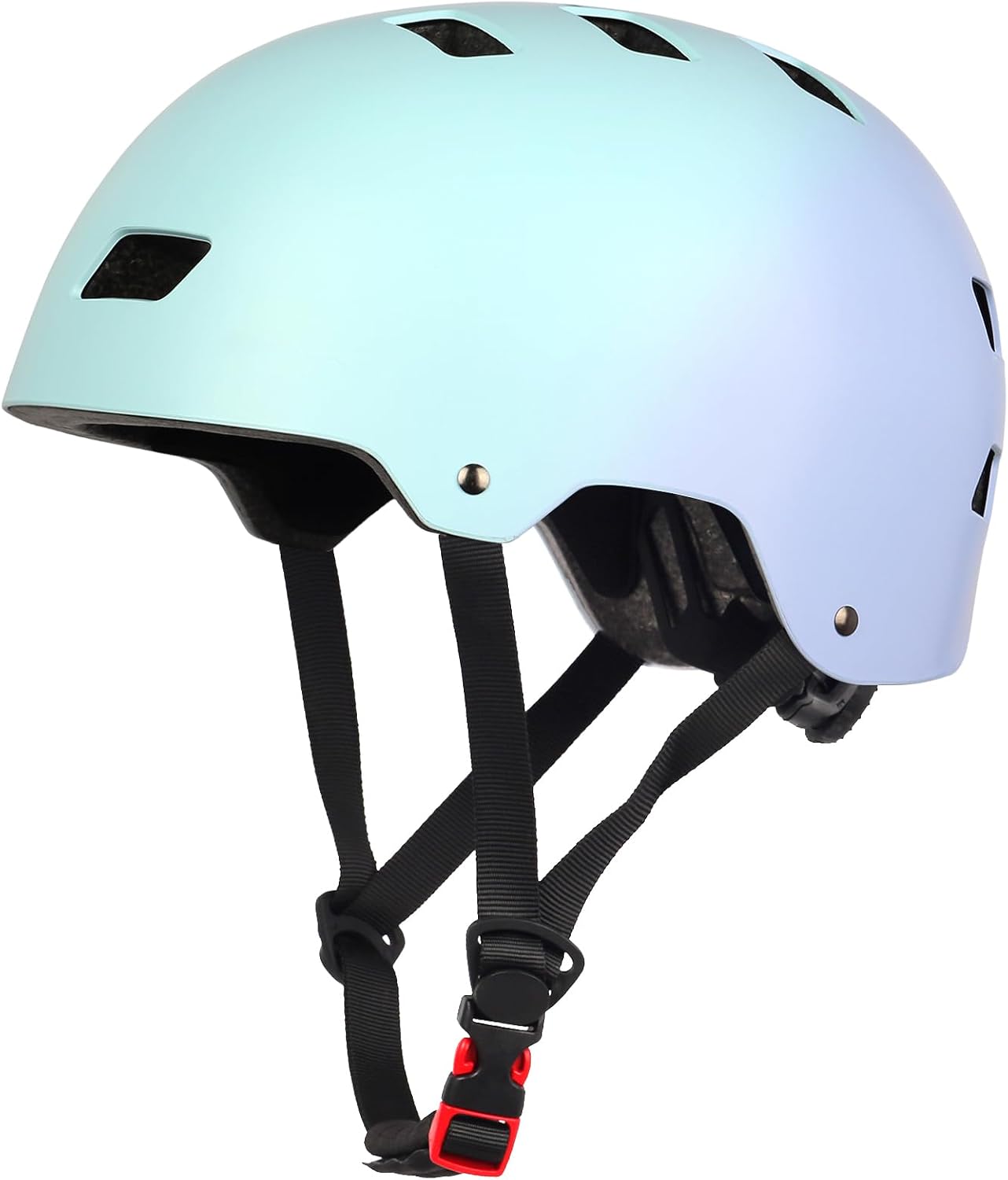 Bike Skateboard Helmet, 3 Sizes for Adult Youth Kids Women Men Boys Girls | Multi-Sport Certified Helmet for Scooter Bicycle Skate, Adjustable Lightweight Ventilated Helmet