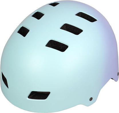 Bike Skateboard Helmet, 3 Sizes for Adult Youth Kids Women Men Boys Girls | Multi-Sport Certified Helmet for Scooter Bicycle Skate, Adjustable Lightweight Ventilated Helmet