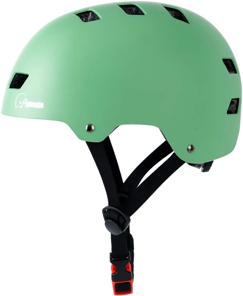 Bike Skateboard Helmet, 3 Sizes for Adult Youth Kids Women Men Boys Girls | Multi-Sport Certified Helmet for Scooter Bicycle Skate, Adjustable Lightweight Ventilated Helmet