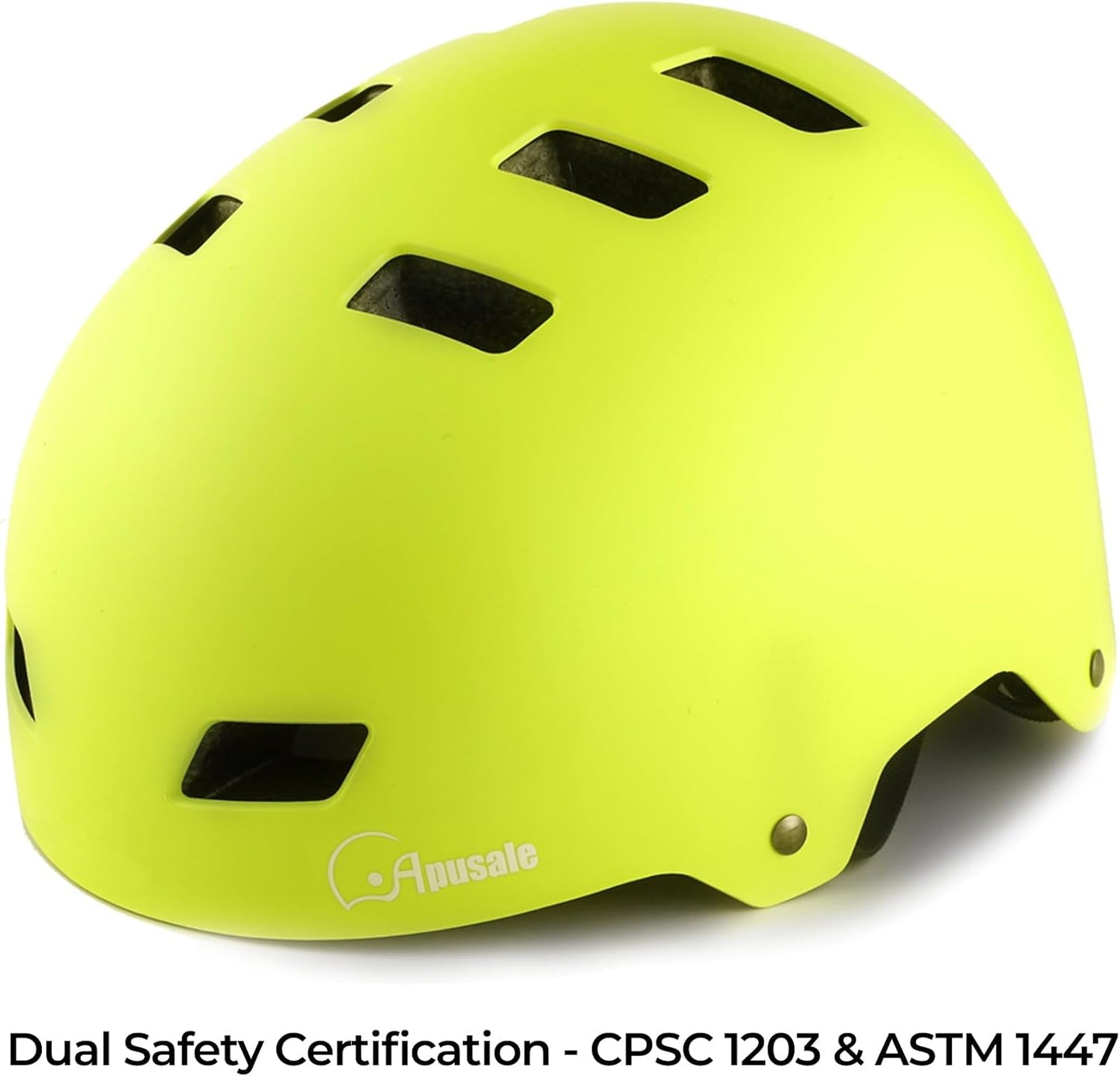 Bike Skateboard Helmet, 3 Sizes for Adult Youth Kids Women Men Boys Girls | Multi-Sport Certified Helmet for Scooter Bicycle Skate, Adjustable Lightweight Ventilated Helmet