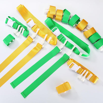 2/12/24/36 Player Flag Football Belt, Adjustable Football Belts and Flags for Kids Youth Adult Sport Team Training