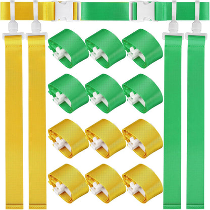 2/12/24/36 Player Flag Football Belt, Adjustable Football Belts and Flags for Kids Youth Adult Sport Team Training