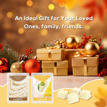 Wax Melts, Sicilian Lemon Scent, Summer Scented Wax Cubes | Natural Soy Wax Melts for Candle Making, Wax Warmer, Home Fragrance Decoration, 4-Pack