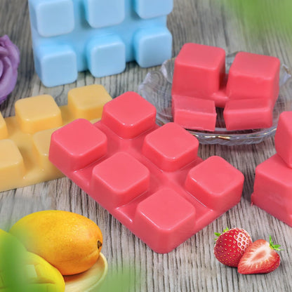Wax Melts, Sicilian Lemon Scent, Summer Scented Wax Cubes | Natural Soy Wax Melts for Candle Making, Wax Warmer, Home Fragrance Decoration, 4-Pack