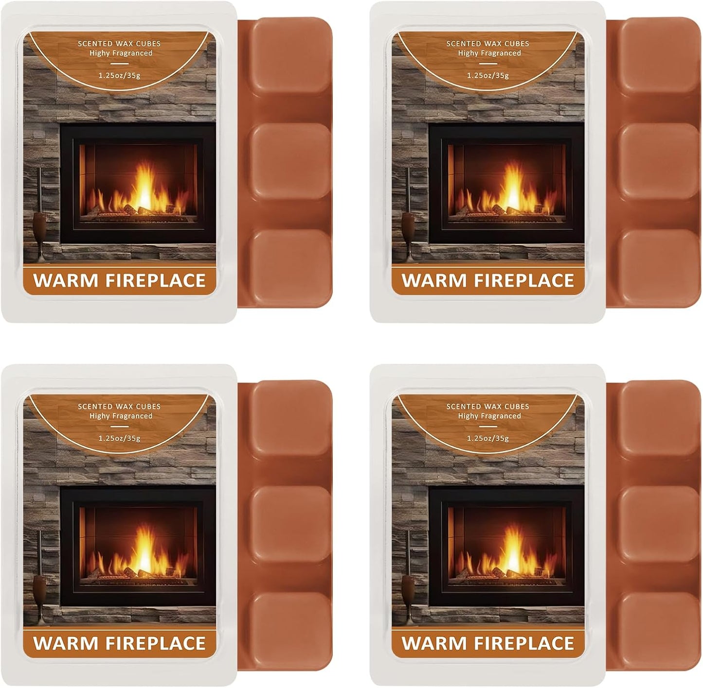 Wax Melts, Sicilian Lemon Scent, Summer Scented Wax Cubes | Natural Soy Wax Melts for Candle Making, Wax Warmer, Home Fragrance Decoration, 4-Pack