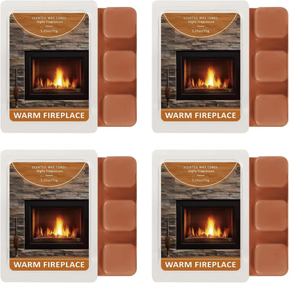 Wax Melts, Sicilian Lemon Scent, Summer Scented Wax Cubes | Natural Soy Wax Melts for Candle Making, Wax Warmer, Home Fragrance Decoration, 4-Pack