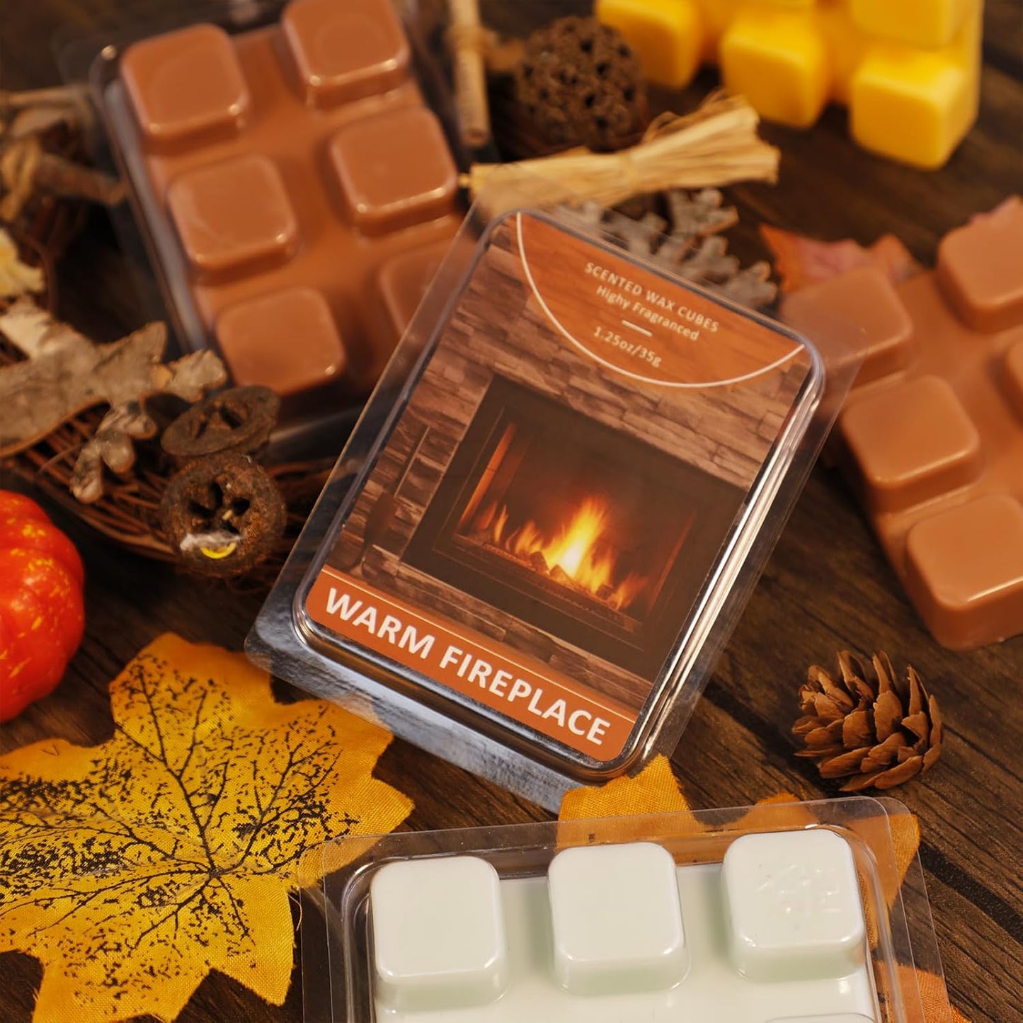 Wax Melts, Sicilian Lemon Scent, Summer Scented Wax Cubes | Natural Soy Wax Melts for Candle Making, Wax Warmer, Home Fragrance Decoration, 4-Pack