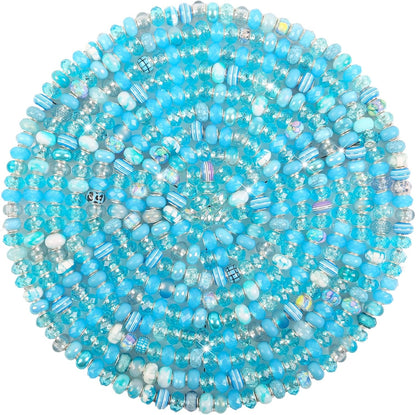Large Hole Beads Spacer Beads Yellow Assorted European Craft Big Beads Large Hole Lampwork Murano Bead Fairy Wand Garden Beads for DIY Bracelet Necklace Earring Jewelry Making Decoration Supplies