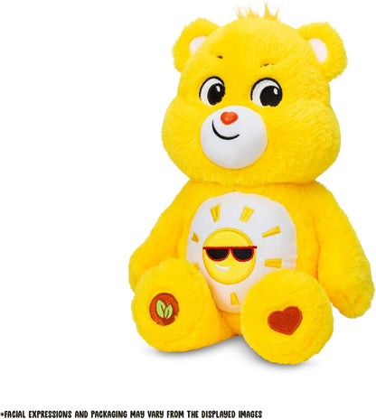 14" Funshine Bear Plushie - Medium Size - Yellow Plush for Ages 4+ – Perfect Stuffed Animal Holiday, Birthday Gift, Super Soft and Cuddly – Good For Girls and Boys, Employees, Collectors