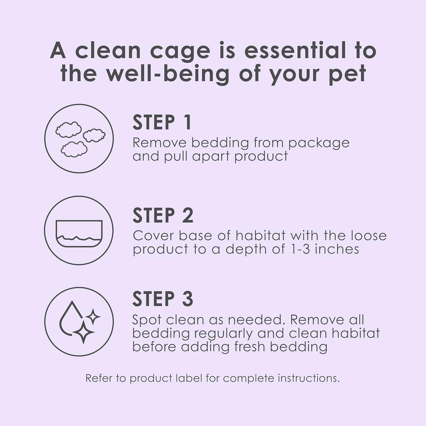 Clean & Cozy Paper Bedding with Lavender, Made for Small Animals, 24.6 Liters