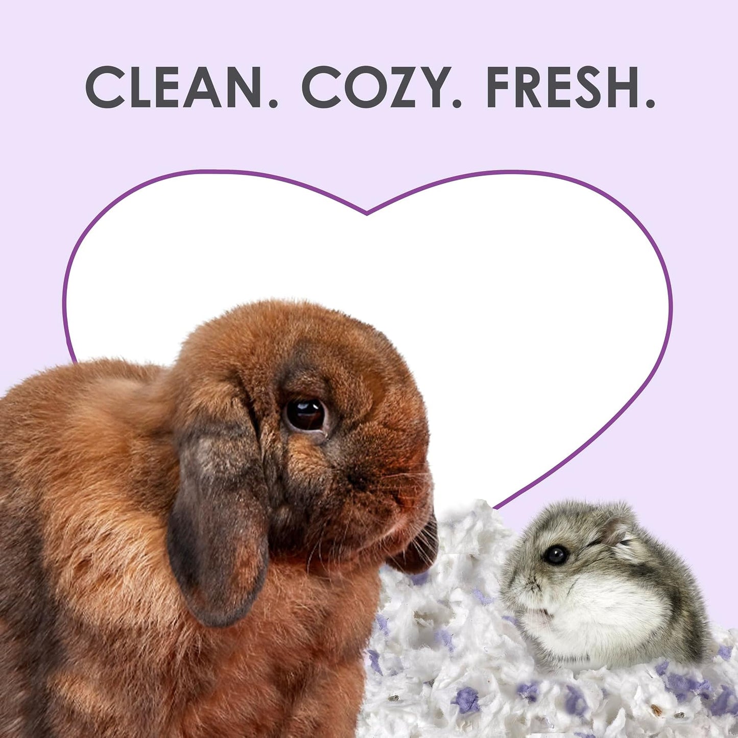 Clean & Cozy Paper Bedding with Lavender, Made for Small Animals, 24.6 Liters