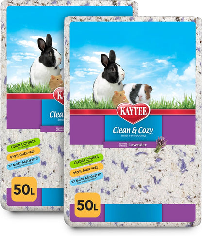 Clean & Cozy Paper Bedding with Lavender, Made for Small Animals, 24.6 Liters