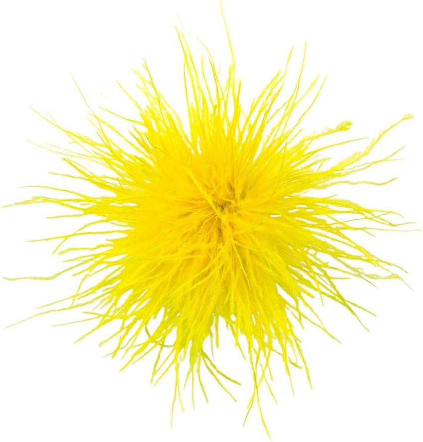 Dainty Feather Flower Large Brooch Pin for Women Men Elegant Oversized Floral Lapel Pins Shawl Dress Suit Clothes Accessories Wedding Party Dance Banquet Fashion Jewelry 150mm
