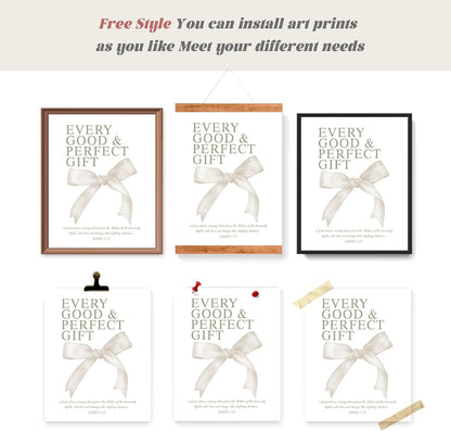 Coquette Yellow Bow Wall Art Decor Posters, Butter Yellow Bow Room Bedroom Bathroom Dorm Wall Art Decor Aesthetic for College Teen Girls Gifts, Inspirational Bible Verses Bow Wall Decor, 10x8 Inch Set of 4 Pcs Bow Pictures (UNFRAMED)