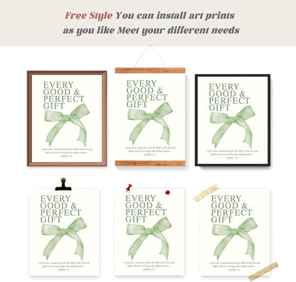 Coquette Yellow Bow Wall Art Decor Posters, Butter Yellow Bow Room Bedroom Bathroom Dorm Wall Art Decor Aesthetic for College Teen Girls Gifts, Inspirational Bible Verses Bow Wall Decor, 10x8 Inch Set of 4 Pcs Bow Pictures (UNFRAMED)