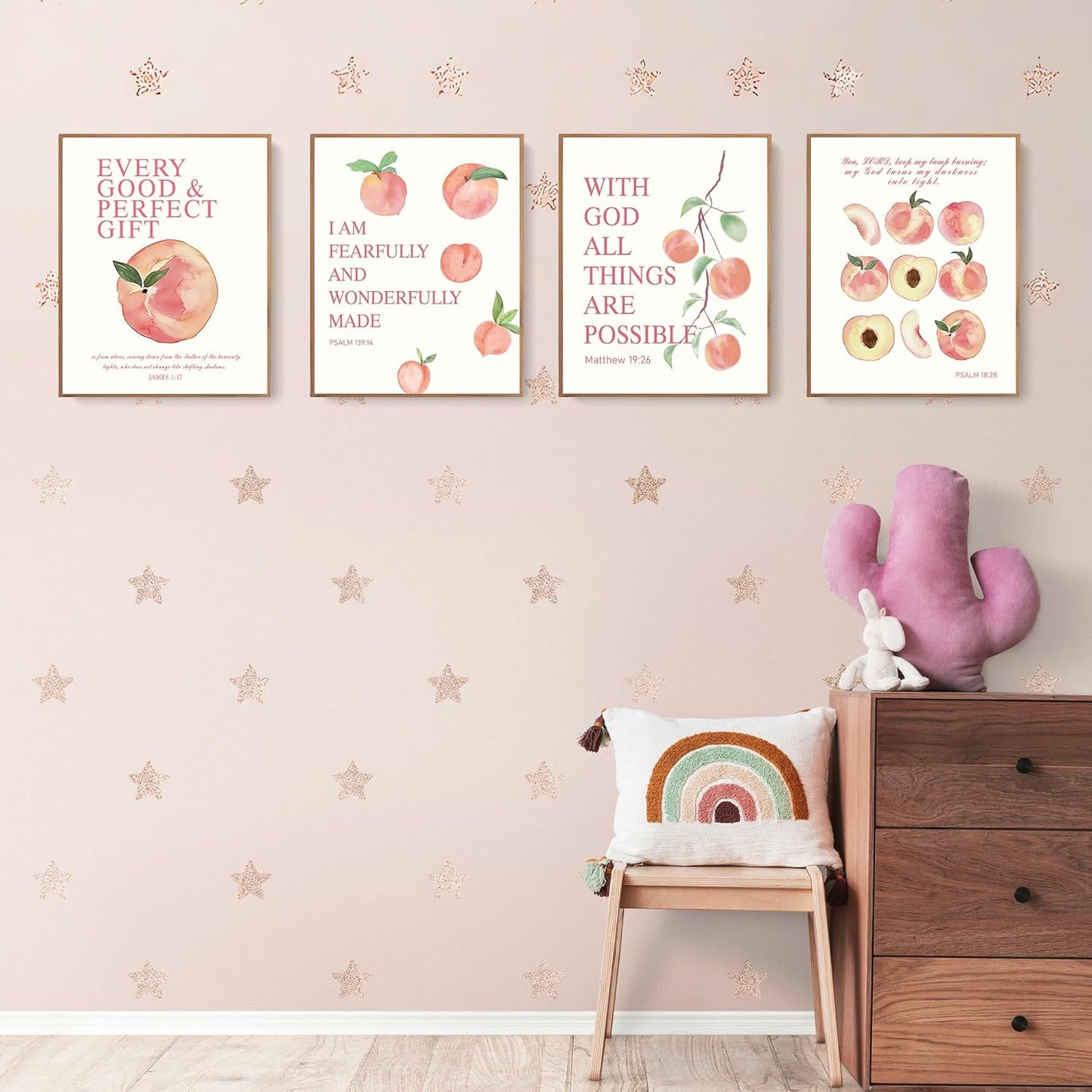 Coquette Yellow Bow Wall Art Decor Posters, Butter Yellow Bow Room Bedroom Bathroom Dorm Wall Art Decor Aesthetic for College Teen Girls Gifts, Inspirational Bible Verses Bow Wall Decor, 10x8 Inch Set of 4 Pcs Bow Pictures (UNFRAMED)